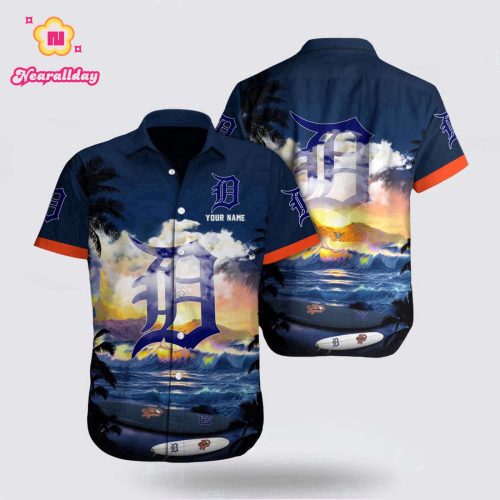 Custom Detroit Tigers Hawaiian Shirt - Perfect Baseball Fusion for MLB Fans