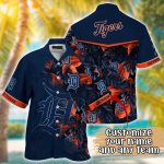 Official MLB Detroit Tigers Hawaiian Shirt: Customized Radiant Rhythms For Fans