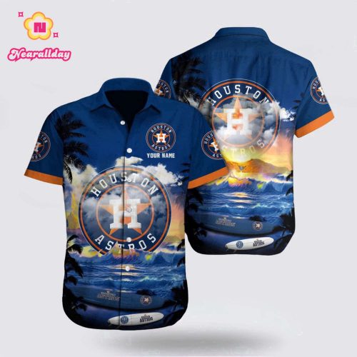 MLB Houston Astros Custom Hawaiian Shirt – Ocean Vibes for True Fans