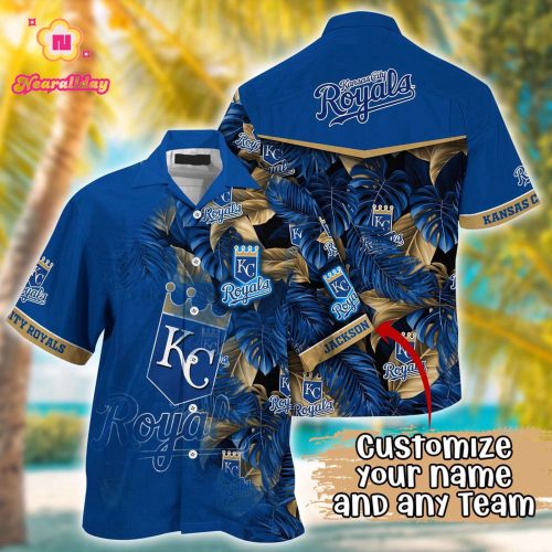 MLB Kansas City Royals Custom Hawaiian Shirt: Radiant Rhythms for Fans