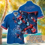MLB Los Angeles Dodgers Hawaiian Shirt: Customized Radiant Rhythms for Fans