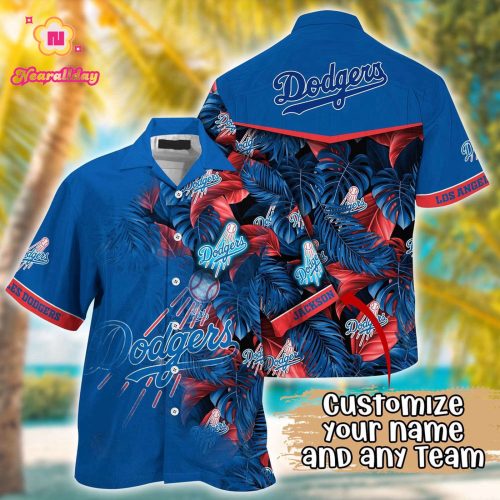 MLB Los Angeles Dodgers Hawaiian Shirt: Customized Radiant Rhythms for Fans
