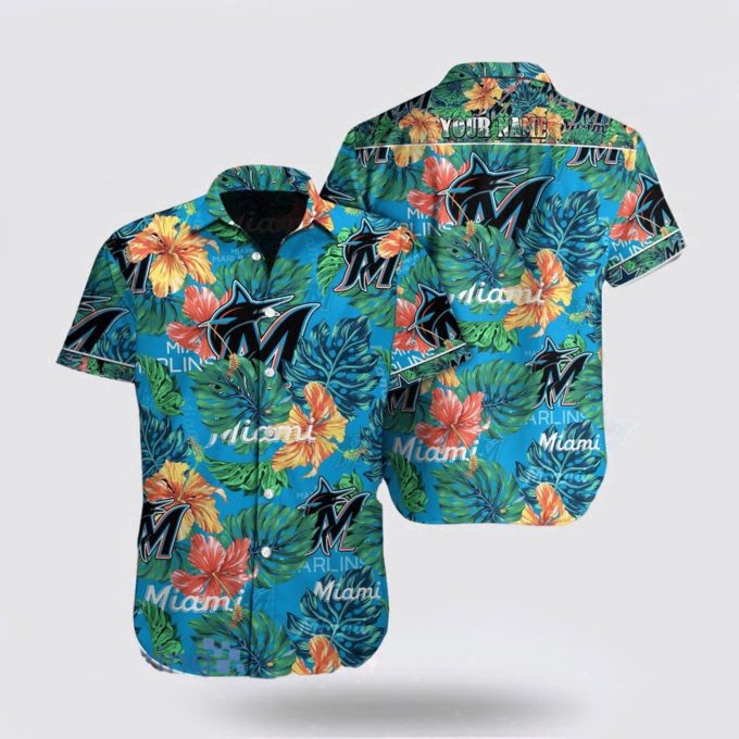 MLB Miami Marlins Custom Hawaiian Shirt – Adventure & Personality for Fan MLB