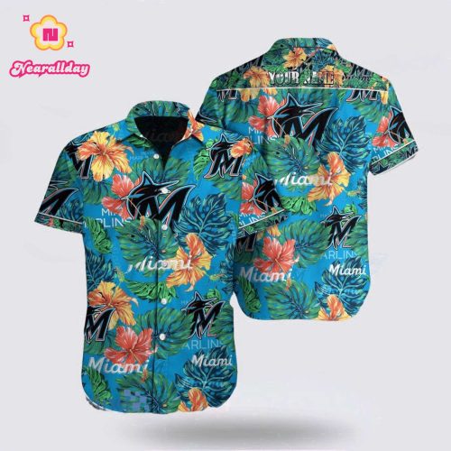 MLB Miami Marlins Custom Hawaiian Shirt - Adventure & Personality for Fan MLB