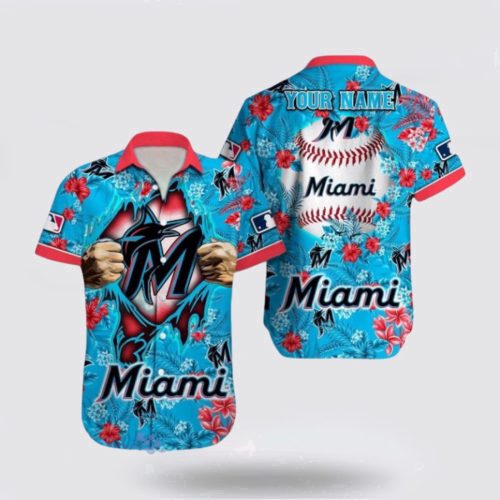 Miami Marlins MLB Fan Hawaiian Shirt – Custom Tropical Pattern