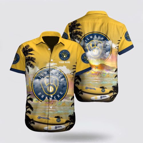 Custom MLB Milwaukee Brewers Hawaiian Shirt for Fan – Explore Ocean Style