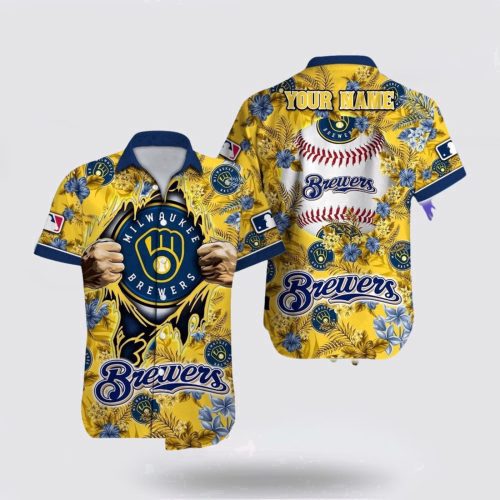 MLB Milwaukee Brewers Hawaiian Shirt – Ocean Vibes for Ultimate Fan