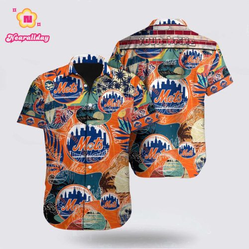 MLB New York Mets Custom Hawaiian Shirt: Dive into Tropical Fan Style