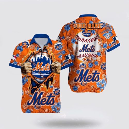 Customized MLB New York Mets Hawaiian Shirt – Let Your Fan Imagination Soar