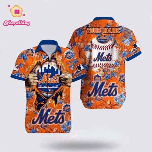 Customized MLB New York Mets Hawaiian Shirt – Let Your Fan Imagination Soar