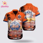 MLB New York Mets Custom Hawaiian Shirt: Surf in Style & Show Your Fan Spirit!
