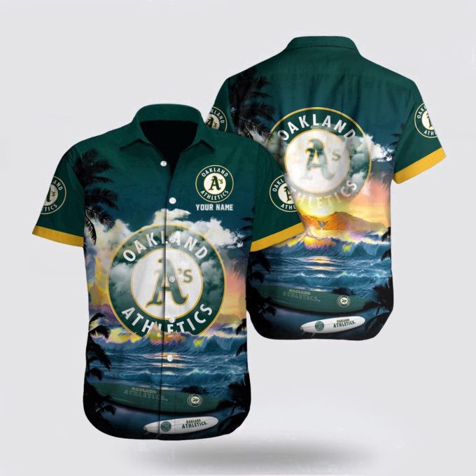 Oakland Athletics MLB Hawaiian Shirt – Customized Ocean Vibes For Fans