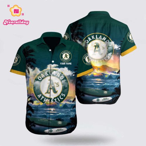 Oakland Athletics MLB Hawaiian Shirt – Customized Ocean Vibes For Fans