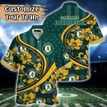 Oakland Athletics Custom Hawaiian Shirt for Fans – MLB Harmony Hues