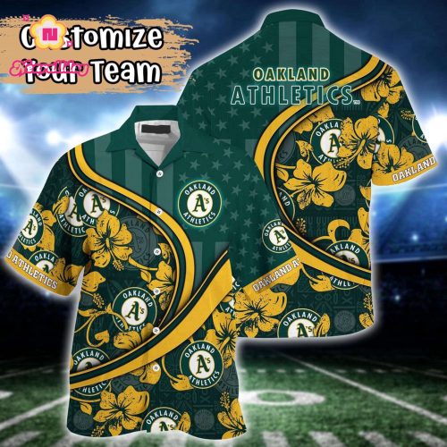 Oakland Athletics Custom Hawaiian Shirt for Fans - MLB Harmony Hues