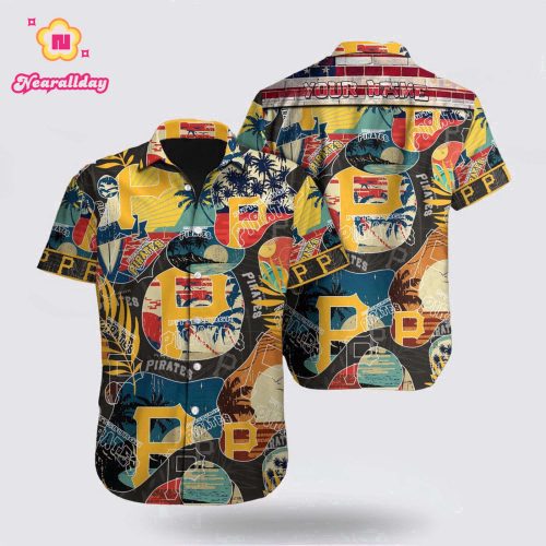 Pittsburgh Pirates MLB Custom Hawaiian Shirt – Beach-Ready Fan Gear