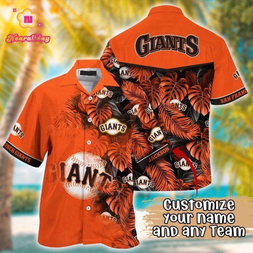 MLB San Francisco Giants Custom Hawaiian Shirt: Radiant Rhythms for Fans