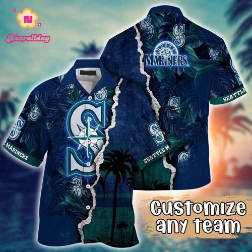 MLB Seattle Mariners Custom Hawaiian Shirt - Champion Chic Couture for Fans
