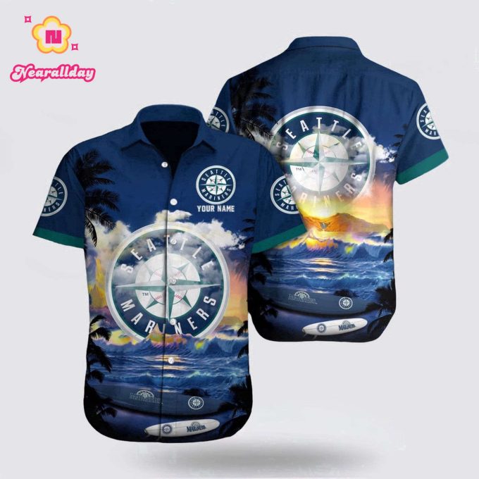 Seattle Mariners Hawaiian Shirt – Custom Ocean Vibes for MLB Fans