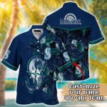MLB Seattle Mariners Custom Hawaiian Shirt: Radiant Rhythms for Fans