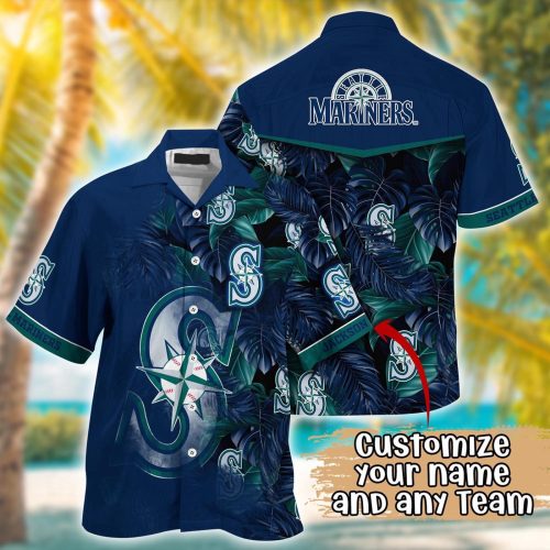 MLB Seattle Mariners Custom Hawaiian Shirt: Radiant Rhythms for Fans