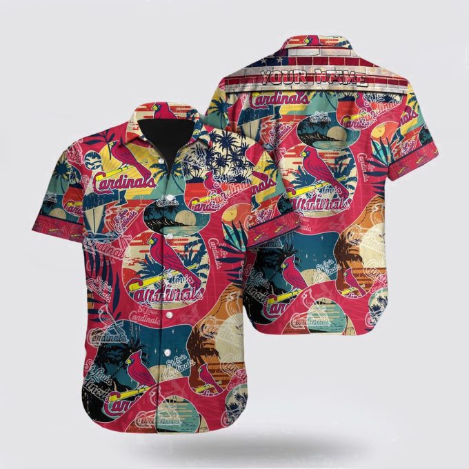 Customized MLB St Louis Cardinals Hawaiian Shirt – Show Your Team Spirit in Style!
