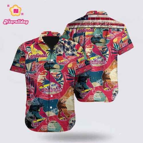 Customized MLB St Louis Cardinals Hawaiian Shirt - Show Your Team Spirit in Style!