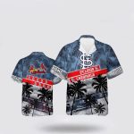 MLB St Louis Cardinals Hawaiian Shirt – Custom Palm Tree Design for True Fans