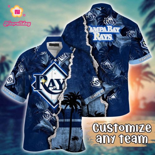 MLB Tampa Bay Rays Custom Hawaiian Shirt: Champion Chic Couture for Fans
