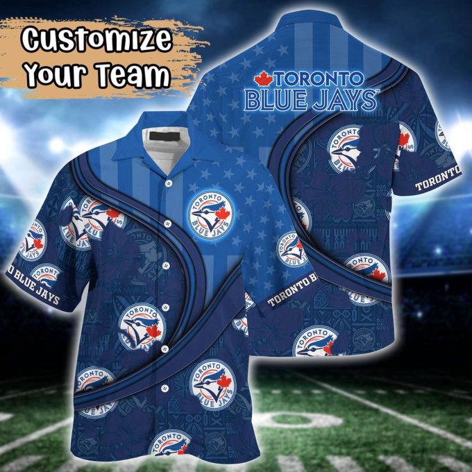 Toronto Blue Jays Custom Hawaiian Shirt – Perfect for MLB Fans!
