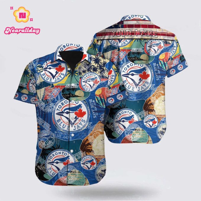 MLB Toronto Blue Jays Custom Hawaiian Shirt – Let Your Fan Imagination Soar!