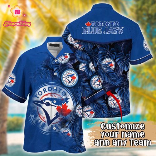 MLB Toronto Blue Jays Custom Hawaiian Shirt: Radiant Rhythms for Fans