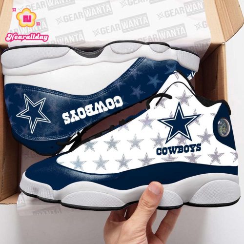 Dallas Cowboys Air Jordan 13 Sneaker Custom For Fans Gift