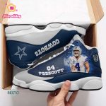 Dallas Cowboys Air Jordan 13 Sneaker Custom For Fans Gift
