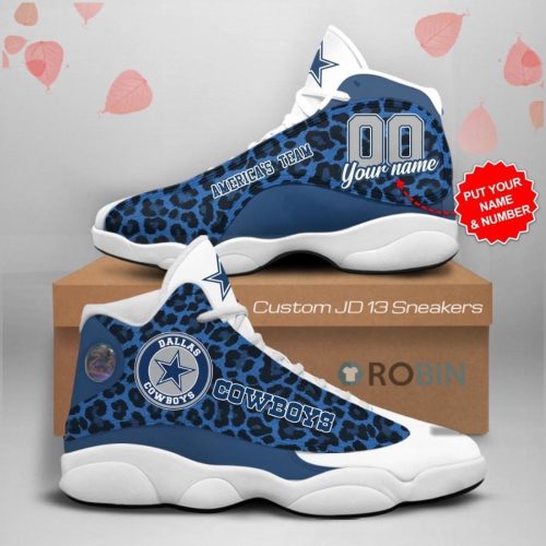 Dallas Cowboys Air Jordan 13 Sneaker Custom For Fans Gift