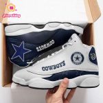 Dallas Cowboys Air Jordan 13 Sneaker Custom For Fans Gift