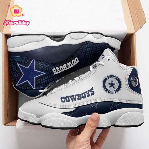 Dallas Cowboys Air Jordan 13 Sneaker Custom For Fans Gift