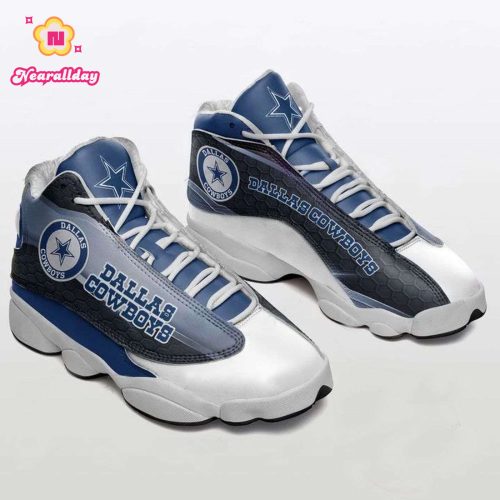 Dallas Cowboys Air Jordan 13 Sneaker Custom For Fans Gift