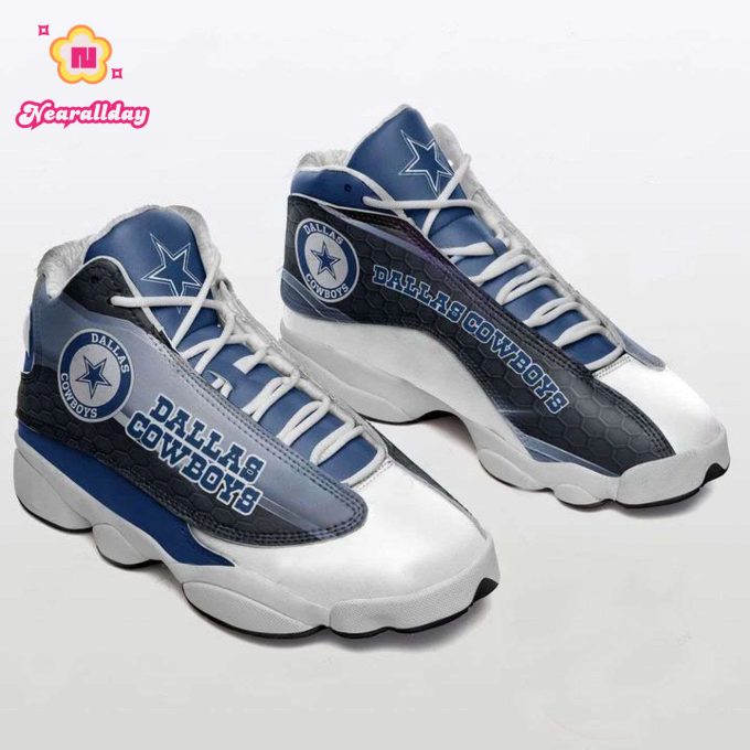 Dallas Cowboys Air Jordan 13 Sneaker Custom For Fans Gift