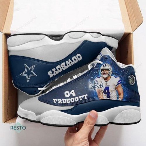 Dallas Cowboys Air Jordan 13 Sneaker Custom For Fans Gift