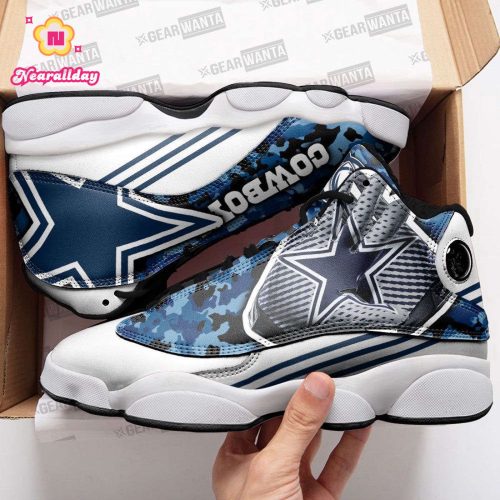 Dallas Cowboys Air Jordan 13 Sneaker Custom For Fans Gift