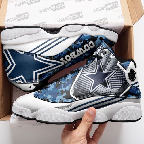 Dallas Cowboys Air Jordan 13 Sneaker Custom For Fans Gift