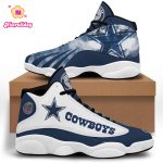 Dallas Cowboys Air Jordan 13 Sneakers Sport Shoes V1 For Men Women