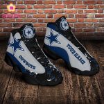 Dallas Cowboys Custom Name Air Jordan 13 Sneakers 10