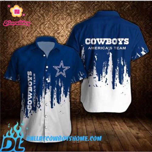Dallas Cowboys Hawaiian Button Up Shirt 2021