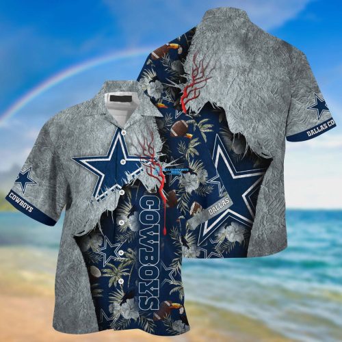 Dallas Cowboys Hawaiian shirt 0001220005 Design by Dallas Cowboys Home