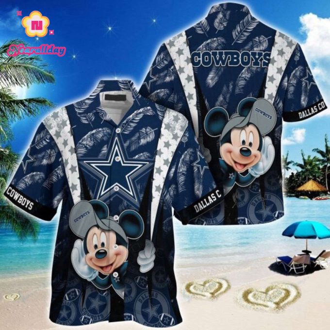 Dallas Cowboys Hawaiian Shirt Bg400