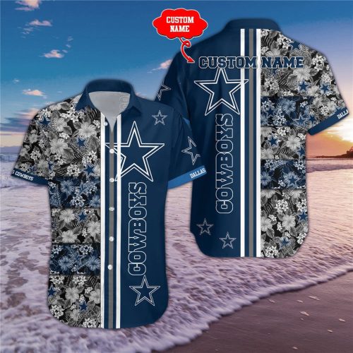 Dallas Cowboys Hawaiian Shirt Custom Name
