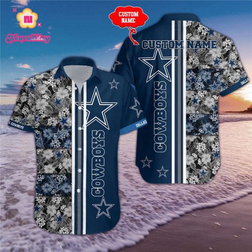 Dallas Cowboys Hawaiian Shirt Custom Name