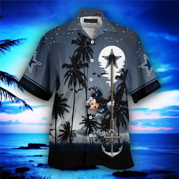 Dallas Cowboys Hawaiian Shirt Hawaii Night Sky